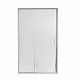 Душові двері в нішу Qtap Taurus CRM2013-14.C6 130-140x200 см, скло Clear 6 мм, покриття CalcLess