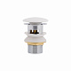 Донний клапан Pop-up для біде з переливом 70х70х110 mm White Qtap
