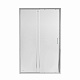 Душевая дверь в нишу Qtap Taurus CRM2014-15.C6 140-150x185 см, стекло Clear 6 мм, покрытие CalcLess