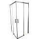 Душова кабіна без піддону KOER SR SC03-90x90x200-TR-07 прозоре скло EASY CLEAN 6мм графіт (KR5359)