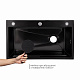 Lidz Handmade H7545B Мийка для кухні інтегрована Decor Black PVD Honeycomb 3,0/1,0 мм LDH7545BDECPVD48373