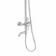 Набор 3 в 1 душова система Kroner Edelstahl Klassisch-ESG063 + змішувач Edelstahl Klassisch-ESG010 + змішувач Edelstahl Klassisch -ESG052