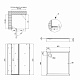 Душовий піддон Qtap Tern 309912C 90x90x12 см + сифон