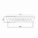 Лійка для верхнього душу Qtap Hlavova 260x180 мм прямокутна QTHLA107CRM45784 Chrome/Black