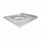 Кухонна мийка Brinex 6060-L 0,6 мм Satin (BRIN6060LSAT06)