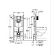 Комплект Grohe Set Унітаз ELLIPSE-0305-T3 + Інсталяція UA388400WG + панель 38732000 (388400WGELLIPS0305T3)