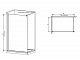 Душова перегородка Walk-In MIXXUS PREMIUM FLAT SP01-80x200-TR CHROME прозоре скло 8мм (MI6849)