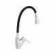 Змішувач для кухні Lidz Tani 007F3 з гнучким виливом (k40) LDTAN007F3BCR37649 Chrome/Black