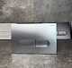 Панель змиву KOER KT-0608-14 240x160x10mm пластикова, кнопка закруглена (колір сатин) (KR6127)