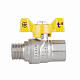 Кран кульовий Thermo Alliance Forte 1/2" ВЗ для газа (метелик) SF607G15