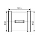 Муфта SD Forte 3/4" ВВ хром SF356H20