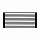 Сушарка на кухонну мийку Lidz Acsis LA04 Black, квадратна основа, для посуду 430х216 мм LDACSLA04BLM49762