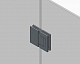 Двері у нішу розпашні KOER SR SD04-120x200-TR-01 прозоре скло EASY CLEAN 10мм хром (KR5387)