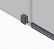 Двері у нішу розпашні KOER SR SD04-120x200-TR-01 прозоре скло EASY CLEAN 10мм хром (KR5387)