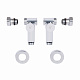 Комплект кранів Thermo Alliance Standart 1/2" хром, для рушникосушарки кутовий SF395W15HE