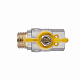 Кран кульовий Thermo Alliance Standart 1/2" ВЗ для газу (метелик) SD607NG15PN40