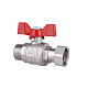 Кран кульовий з накидною гайкою Thermo Alliance Forte 3/4" ВЗ для води прямий SF261W20