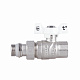Кран кульовий "Американка" Thermo Alliance Forte 1/2" з антипротіканням прямий SF222W15
