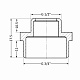 Ніпель Thermo Alliance Standart 1/2"х3/4" ЗР SD4081520