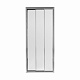 Душевая дверь в нишу Qtap Uniford CRM207.C4 68-71x185 см, стекло Clear 4 мм, покрытие CalcLess