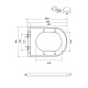 Сидіння-кришка для унітазу MIXXUS PREMIUM SEAT COVER ELLIPSE-TOPPER-2002 GRAY 425х360х25mm дюропластове швидкознімне з мікроліфтом (MP6684)