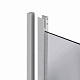 Душова кабіна Lidz Latwa SC90x90.SAT.LOW.DGR, скло темне тоноване 4 мм без піддона