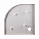 Душевой поддон Qtap Robin 309912W 90x90x12 см + сифон