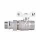 Кран кульовий "Американка" Thermo Alliance Forte 3/4" з антипротіканням прямий SF222W20