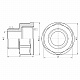 Перехід SD Forte 3/4"х1/2" ВЗ хром SF360H2015