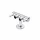 Кран приладовий для підключення Karro 1/2"x1/2"x1/2" ЗЗЗ на 2 виходи хромований KR-3155