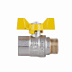 Кран кульовий Thermo Alliance Standart 3/4" ВЗ для газу (метелик) SD607NG20PN40