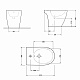 Біде підлогове Qtap Presto 540×340×400 White QTPRE29W43056