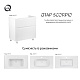 Тумба підлогова Qtap Scorpio 900х825х500 WHITE QT1473TNВ901NW