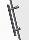 Двері у нішу розсувні KOER SR SD01-120x200-TR-07 прозоре скло EASY CLEAN 8мм графіт (KR5378)