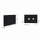 Клавіша змиву Qtap Standard 152x236x28 мм, Matt Black, кругла QTSTD164BLM49470