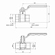 Кран кульовий Thermo Alliance Standart 1" 1/4 ВЗ для води (важіль) SD605NW32PN40
