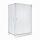 Душова кабіна Lidz Wawel SC100x80.SAT.LOW.FR, скло Frost 5 мм + Lidz Душовий піддон KAPIELKA ST100x80х14