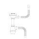 Сифон для кухонної мийки Kroner KRP Siphon - 011 3 1/2"х50/40 мм