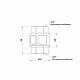 Зворотний клапан Thermo Alliance Standart з латунним штоком 3/4"ВВ посилений TAS246W20