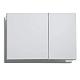 Панель змиву KOER KT-0610-03 240x160x32mm пластикова, кнопка квадратна (колір білий) (KR6134)