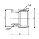 Муфта редукційна SD Forte 1/2"х3/8" ВВ SF357159