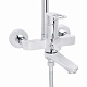 Душова система універсальна Lidz Latwa 1031 на три споживача (з виливом)  (k35) Chrome LDLAT1031CRM48993