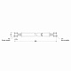 Шланг для газу Thermo Alliance Standart чорний 1/2" ВВ 50 см SD91G50