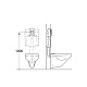 Комплект Grohe Set Унітаз ELLIPSE-0305-T3 + Інсталяція UA388400WG + панель 38732000 (388400WGELLIPS0305T3)