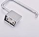 Тримач для туалетного паперу KOER AS-0107-01 (колір хром глянець) (KR6185)
