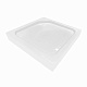 Lidz Набор: Душевая кабина Wawel SC90x90.SAT.LOW.DGR, квадратная, стекло тонированное 4 мм + Душевой поддон Kapielka ST90x90x14