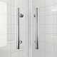 Душова кабіна без піддону KOER SR SC04-90x90x195-TR-01 прозоре скло EASY CLEAN 5мм хром (KR5360)