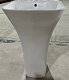 Раковина моноблок MIXXUS BEVEL-1101 450х435х830mm (отвір під змішувач, перелив) (MI6697)