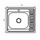 Мийка кухонна Zerix Z6060L-08-180MD (micro decor) (ZS0587)