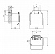 Тримач для туалетного паперу Kroner KRP Graz - GRP95607
